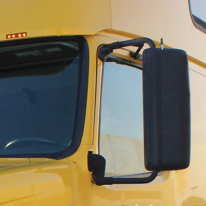 Black Heated Mirror Assembly For 2004-2012 Volvo VNL - Passenger