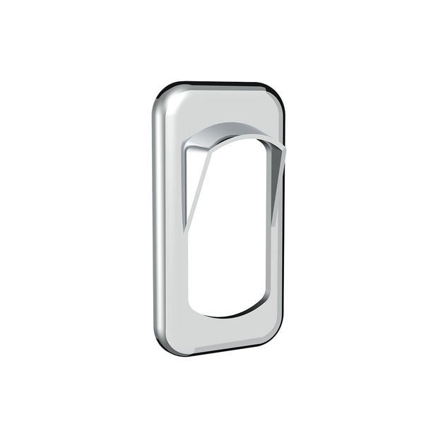 Chrome Plastic Rocker Switch Bezels With Switch Guard (3-Pack)