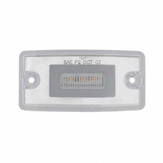 11 LED Cab GloLight For Freightliner Century (1996-2011) And Columbia (2001-2017) - Amber LED/Clear Lens
