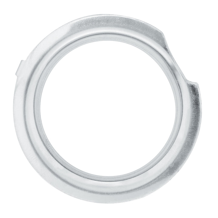 Pointed Front Axle Cover With 33mm Standard Style Push-On Nut Covers - Chrome