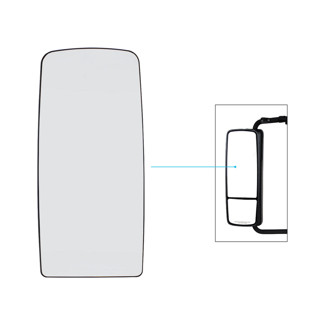 Main Exterior Mirror For 2004-2017 Volvo VNL - Heated