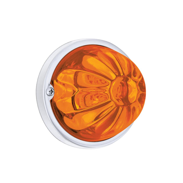 Glass Watermelon Light Kit With 4 LED Light-Amber LED/Amber Lens