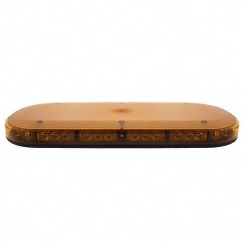 42 High Power LED Micro Warning Light Bar With Amber Lens - Magnet Mount