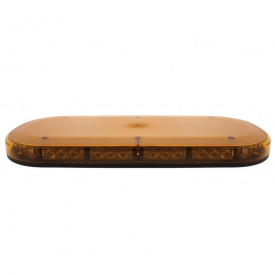 42 High Power LED Micro Warning Light Bar With Amber Lens - Magnet Mount