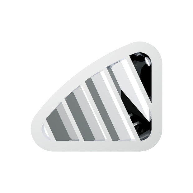 Chrome Plastic A/C Vent For 2001-2005 Peterbilt - Driver