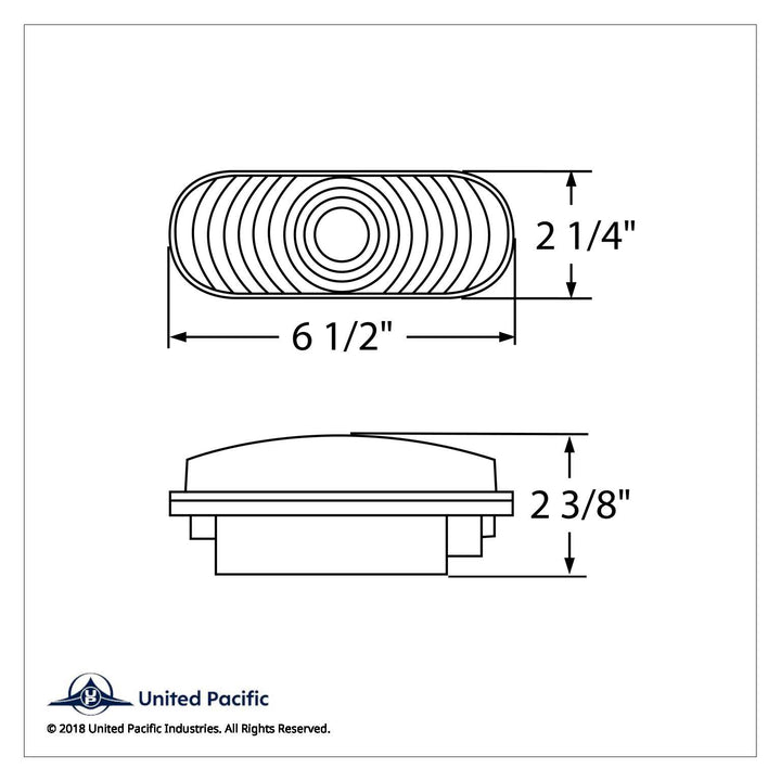6" Oval Back-Up Light Kit