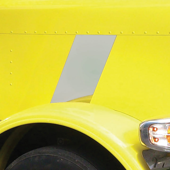 Stainless 2007+ Peterbilt 388 Hood Emblem Stripe Accent