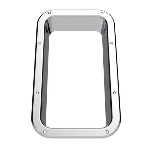 Chrome Interior View Window Trim For Kenworth W900L (1990-2005) And T800 (1986-2005)