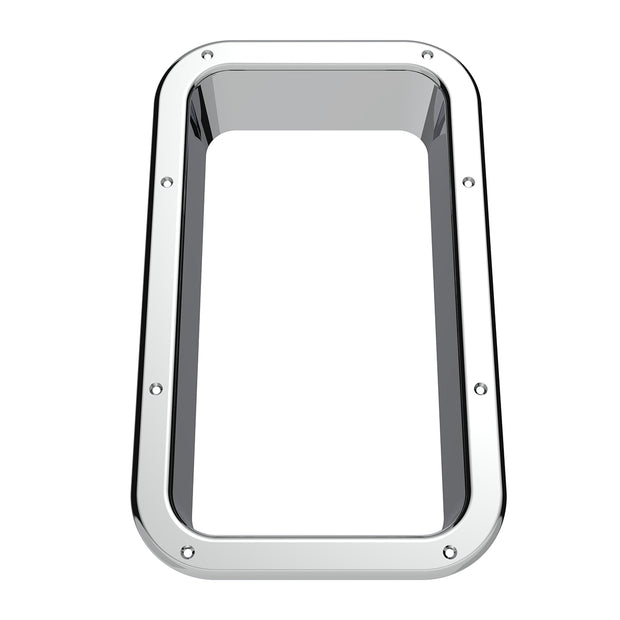 Chrome Interior View Window Trim For Kenworth W900L (1990-2005) And T800 (1986-2005)