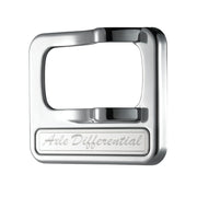 Chrome Plastic Rocker Switch Cover With Stainless Plaque For Peterbilt - Axle Differential