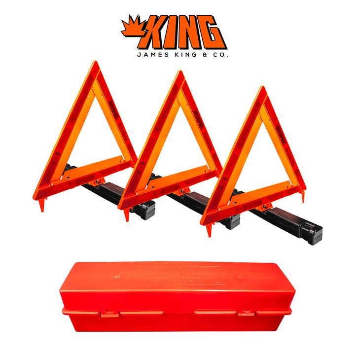 Emergency Warning Triangle Kit (3-Pack)