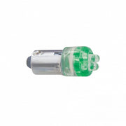 4 Micro LED 1893 Type Bulb - Green (2-Pack)