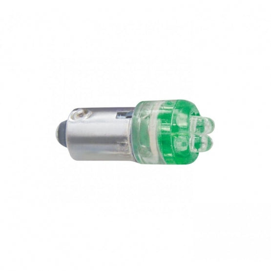 4 Micro LED 1893 Type Bulb - Green (2-Pack)