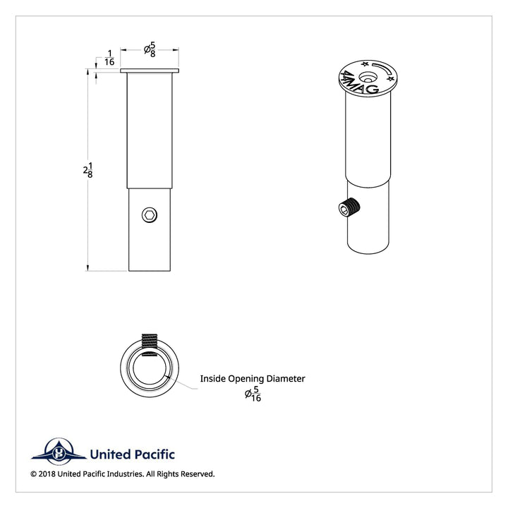 Aluminum 44-MAG Casing Style Toggle Switch Extensions For Peterbilt (2-Pack)