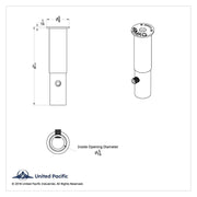 Aluminum 44-MAG Casing Style Toggle Switch Extensions For Peterbilt (2-Pack)