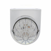 Stainless Light Bracket With 19 LED Bullet Style Grakon 1000 Light - Amber LED/Clear Lens