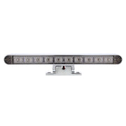 10 LED Dual Function 3rd Brake Light With Chrome Swivel Pedestal Base - Red LED/Clear Lens