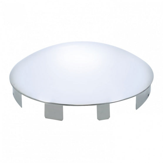 Universal Stainless Steel Dome Front Hubcap - 1" Lip