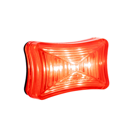 3 LED Rectangular Clearance/Marker Light-Red LED/Red Lens