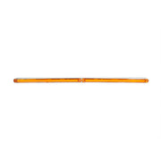 Dual 24 LED Dual Function 12" GloLight Bar With Bezel - Amber LED/Amber Lens