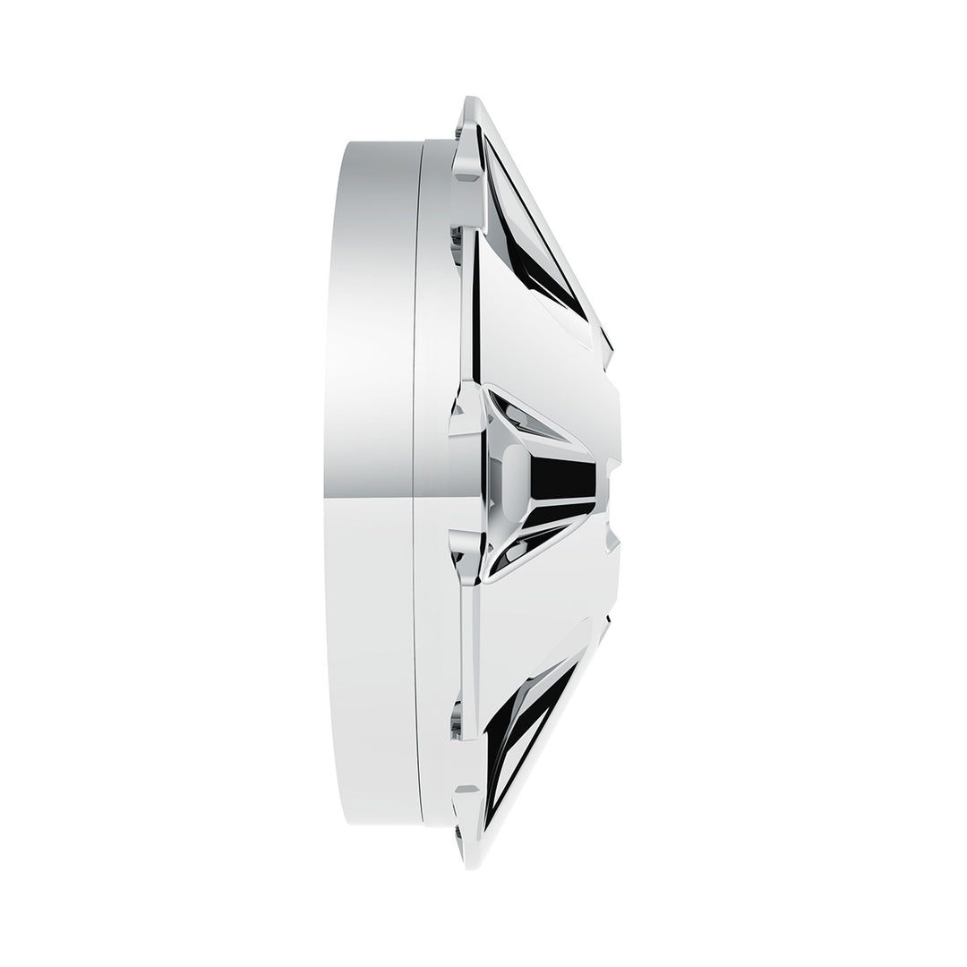 Rubicon Front Axle Cover Kit With 33mm Thread-On Nut Covers-Chrome