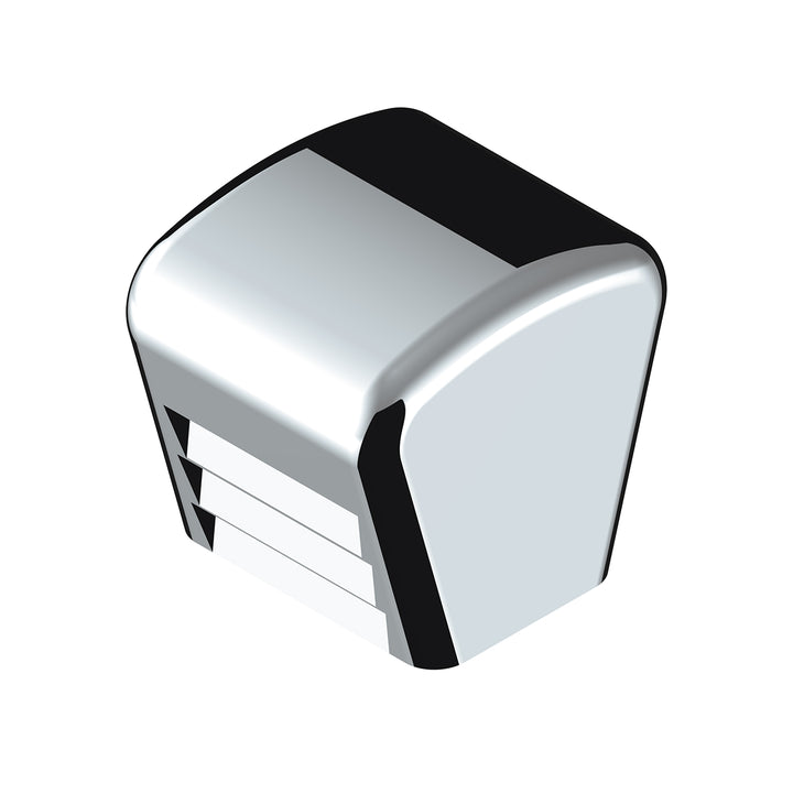 Chrome Plastic A/C &amp; Heater Slider Control Knob For Kenworth/Freightliner - Plain (Card Of 3)