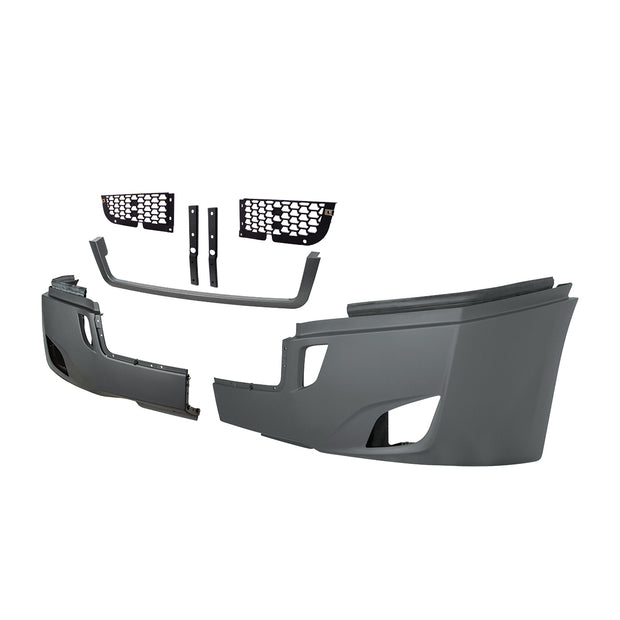 5-Piece Bumper Kit With Fog Light Opening For 2018-2024 Freightliner Cascadia