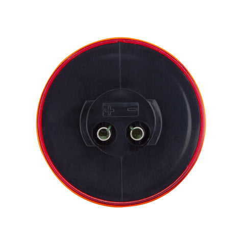 4 LED 2" Round Abyss Light (Clearance/Marker) - Red LED/Red Lens