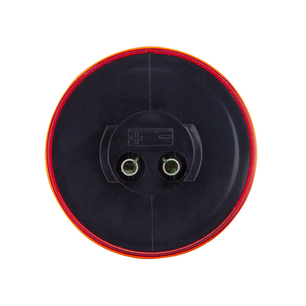 4 LED 2" Round Abyss Light (Clearance/Marker) - Red LED/Red Lens
