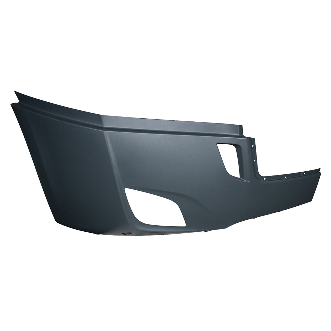 Bumper Cover With Fog Light Opening &amp; Deflector Holes For 2018-2023 FL Cascadia - Passenger