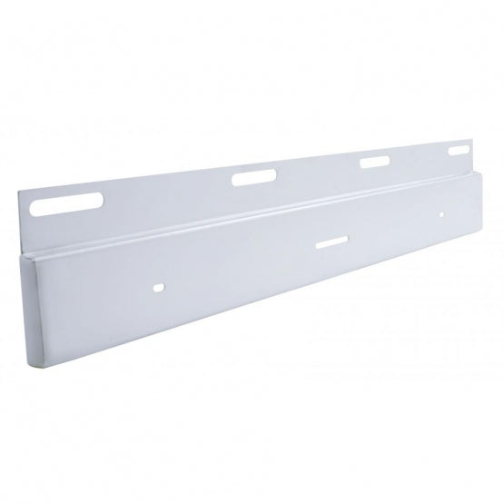 Stainless Top Mud Flap Plate - 17" Light Bar Cutout (Each)