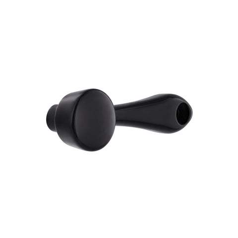 Black Die-Cast Window Crank With 16-Spline 7/16” OD Adapter - Plain