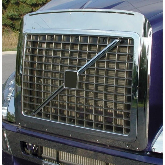 430 Stainless Steel Bug Shield And Grille Deflector Kit For Volvo 2003+ VN