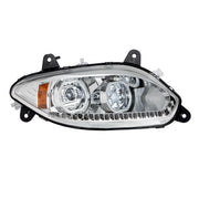 Chrome 17 LED Headlight For 2018-2024 International LT - Passenger