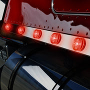 3 LED Oval Clearance/Marker Light-Red LED/Red Lens