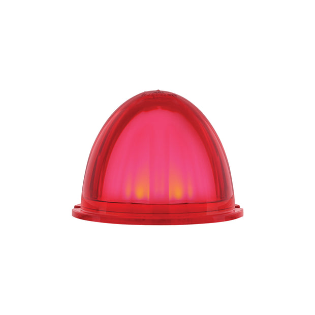 9 LED Dual Function GloLight Watermelon Cab/Auxiliary Light - Red LED/Red Lens