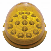 Fog Light Cover With Amber LED Hi/Lo Clear Style Reflector Light For 2007-17 KW T660- Driver -Amber Lens