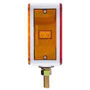 52 LED Single Stud Double Face Turn Signal Light (Driver) - Amber & Red LED/Amber & Red Lens