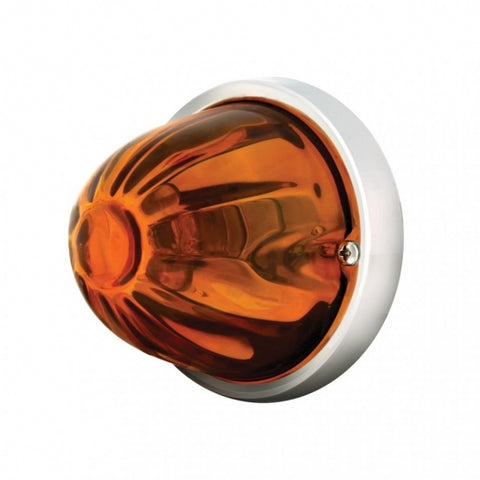 Glass Watermelon Flush Mount Kit - Amber