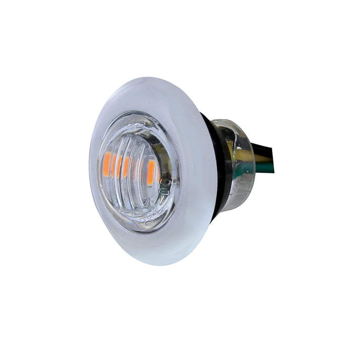 3 LED 3/4" Mini Double Fury Light (Clearance/Marker) - Amber LED/Red LED
