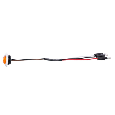 LED Dual Function ArcBlast 3/4" Mini Light (Clearance/Marker) - Amber LED/Amber Lens