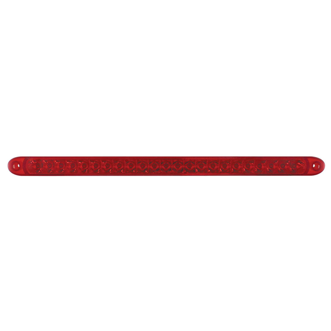 23 SMD LED 17-1/4" Reflector Light Bar Only (Stop, Turn &amp; Tail) - Red LED/Red Lens