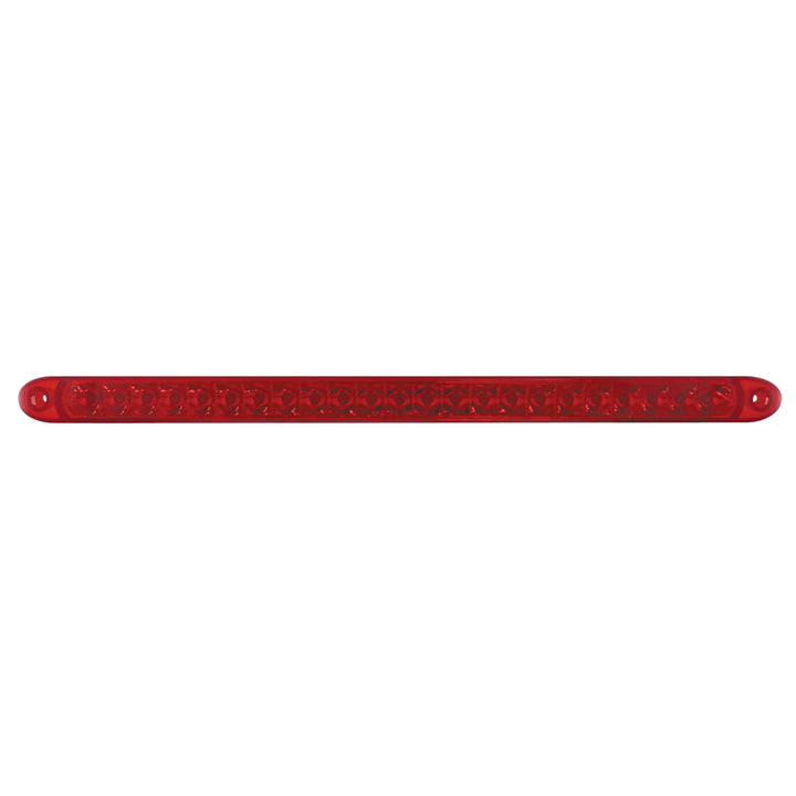 23 SMD LED 17-1/4" Reflector Light Bar Only (Stop, Turn &amp; Tail) - Red LED/Red Lens