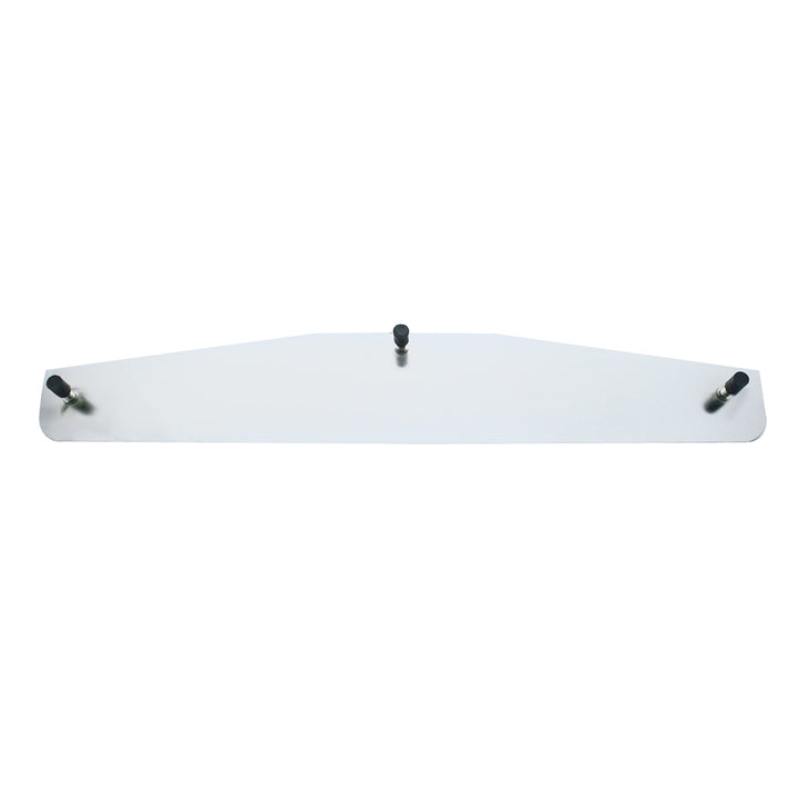 4" X 24" Chrome Standard Bottom Mud Flap Plate - Welded Stud