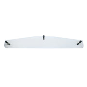 4" X 24" Chrome Standard Bottom Mud Flap Plate - Welded Stud