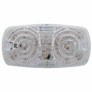 16 LED 4" X 2" Rectangular Light (Clearance/Marker)- Amber LED/Clear Lens
