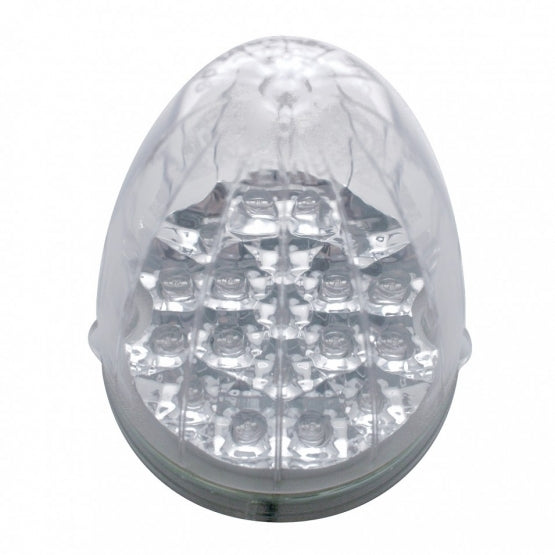 19 LED Reflector Grakon 1000 Style Cab Light - Amber LED/Clear Lens