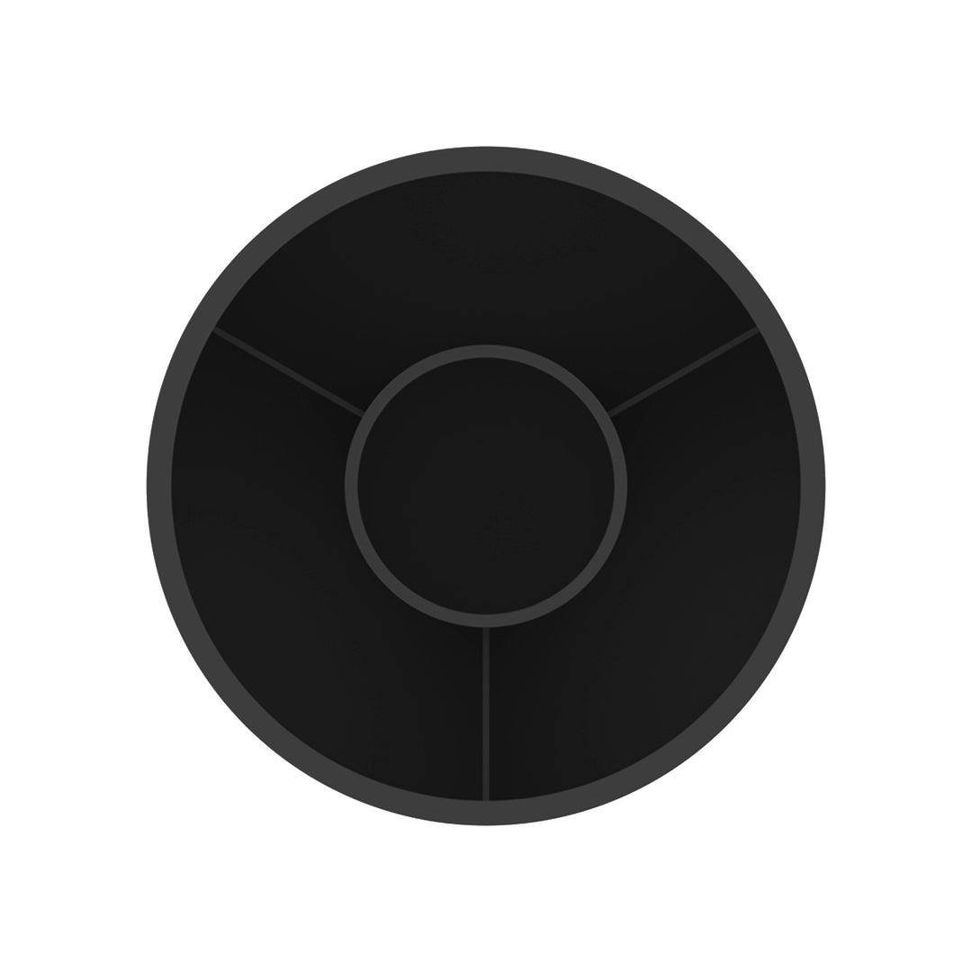 33mm x 4-1/4" Matte Black Tall Cylinder Nut Covers - Thread-On (60-Pack)