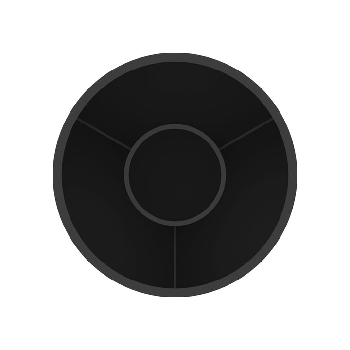 33mm x 4-1/4" Matte Black Tall Cylinder Nut Covers - Thread-On (60-Pack)
