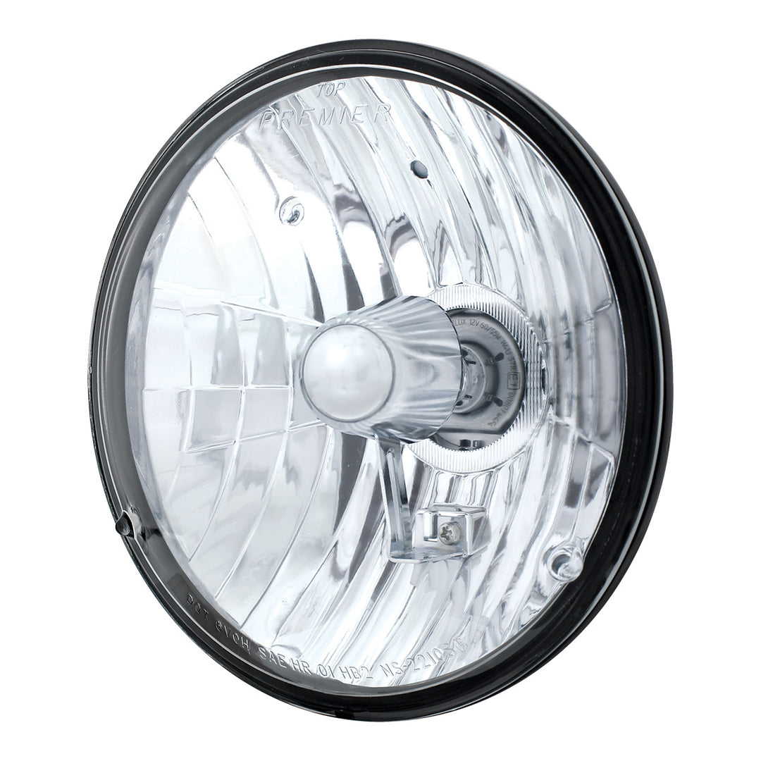7" Crystal Headlight, Glass Lens